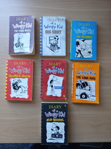 Diary of a Wimpy Kids x 7 books by Jeff Kinney Carousel 1