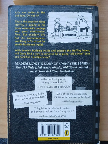 Diary of a Wimpy Kids x 7 books by Jeff Kinney Carousel 8