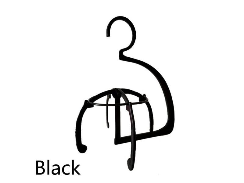 Plastic Wig Hanger Stand For Wigs Hat Display Stand Holder Purple Black Carousel 1