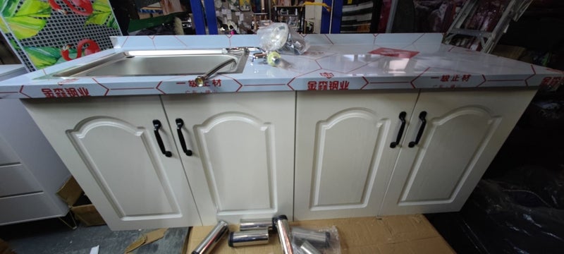 Kitchen Cabinet with Stainless Top and Sink 180CM Carousel 2