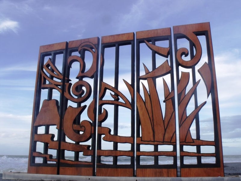 Tui and Flax Panels - Garden Art by Pete Collins Carousel 1