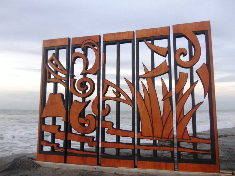 Tui and Flax Panels - Garden Art by Pete Collins Carousel 2