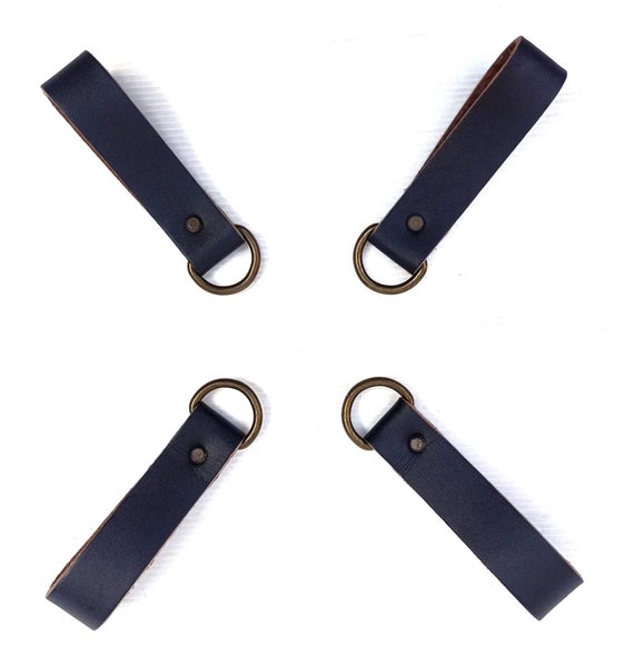 Heavy Duty Work Belt Leather Tool Belt Fits 32 to 46Inc. Waist with 4 Pcs loops. Carousel 10