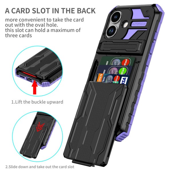 iPhone 17 / 17 Pro / 17 Pro Max / Air / 16 Series Kickstand Card Holder Case Carousel 2