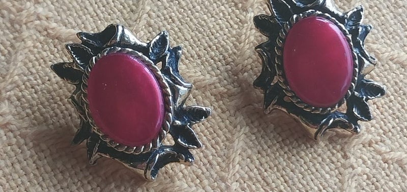 Vintage earrings stamped 207 Carousel 5