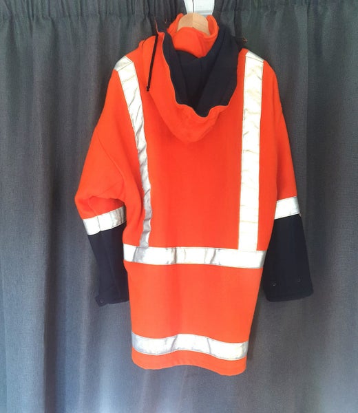 ARCPRO, Flame resistant wool coat - Orange and navy (Size: XL) Retail new. $1600 Carousel 1
