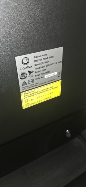 Ogawa Massage Chair Master Plus Limited Edition Black Carousel 2