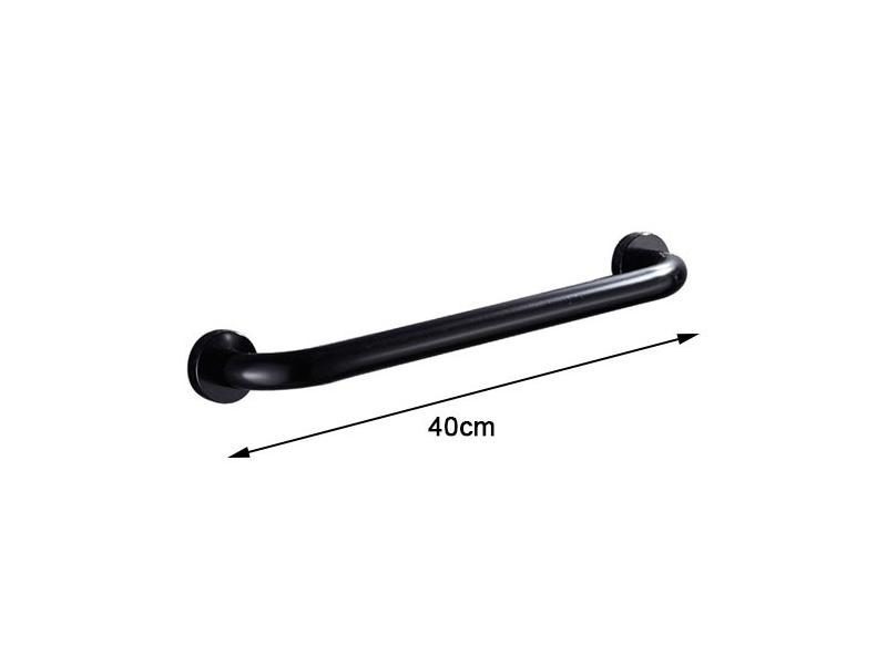 DOOKOLE Shower Grab Bar Black Shower Handle Bathroom Balance Bar Safety Hand Carousel 1