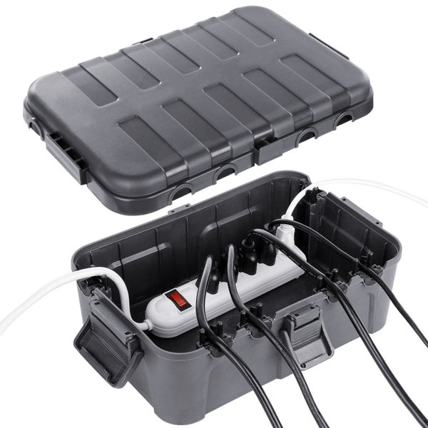 Extra Large Outdoor Electrical Box,Waterproof Extension Cord Cover Carousel 1