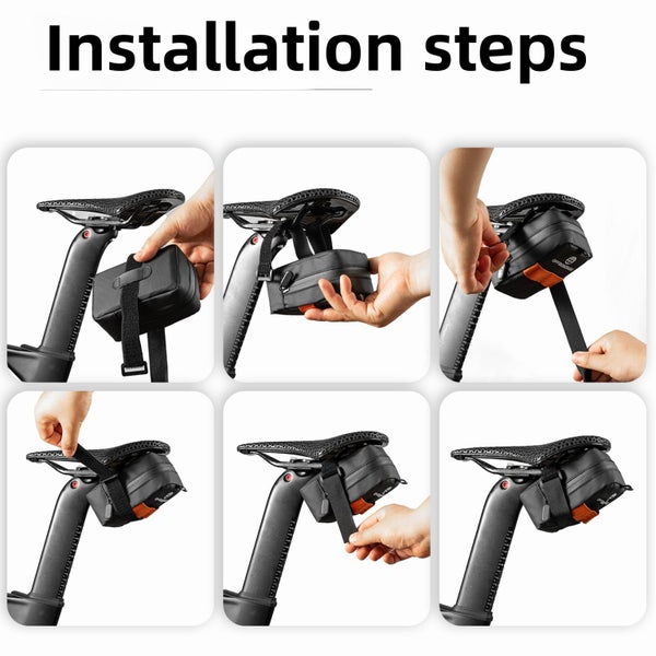 Bicycle Bike Saddle Bag Cycling Seat Tail Rear Pouch bag Bicycle Carousel 7