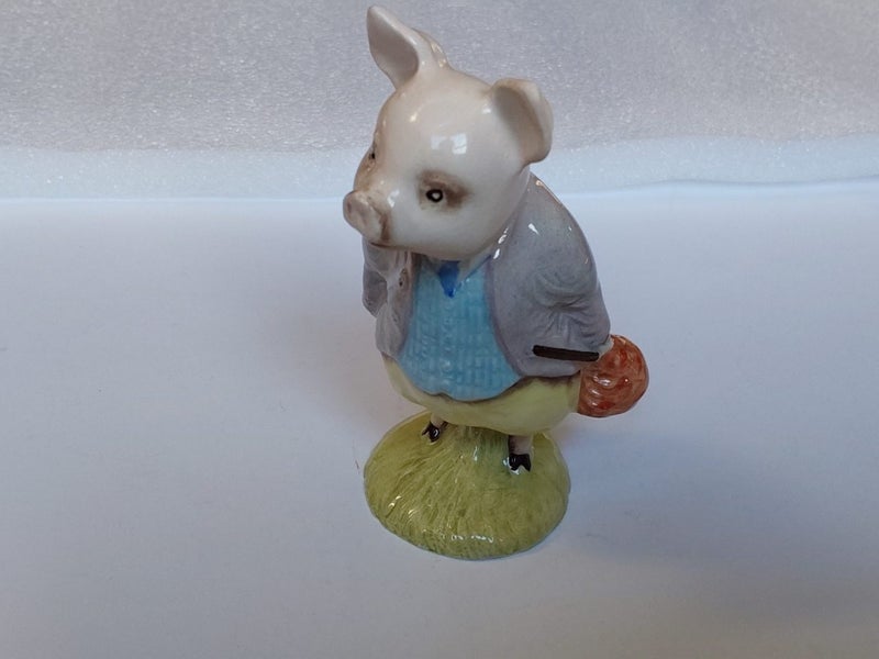 Beswick Beatrix Potter " Pigling Bland " ceramic figurine Carousel 2