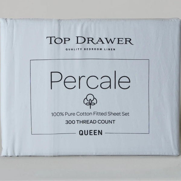 300TC Percale Sheet Set by Top Drawer Carousel 2
