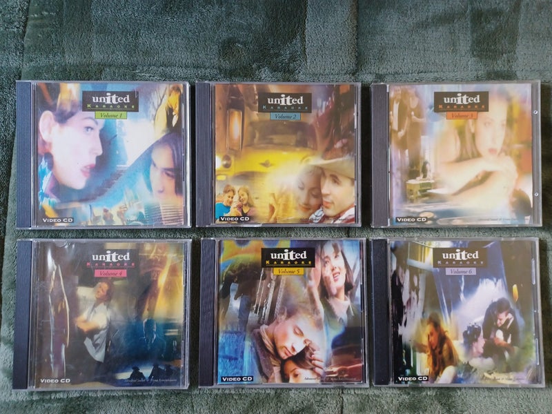 UNITED KARAOKE VIDEO CDs - 30 volumes Carousel 1