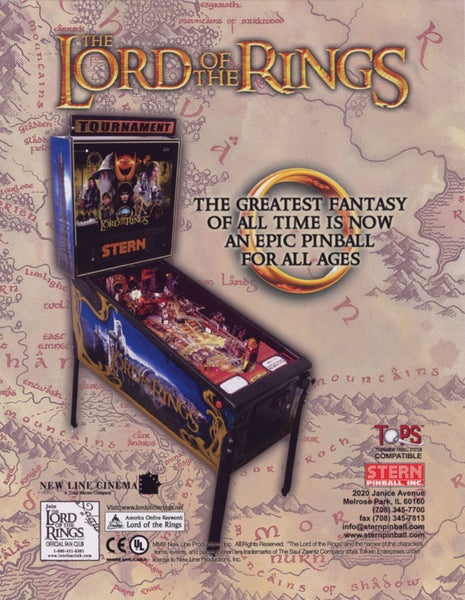The Lord of the Rings (Stern, 2003) Flyer Carousel 1