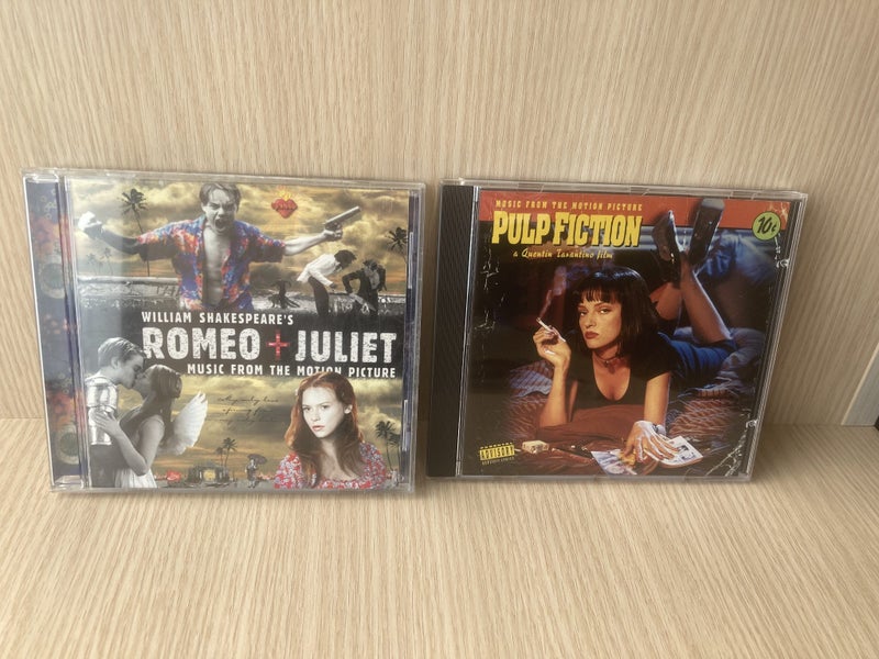 3X CDs from 1990s- Pulp Fiction, Romeo & Juliet, Dido Carousel 2
