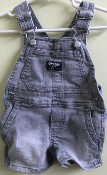 Osh Kosh B'gosh Overalls Grey Size 6 Months Carousel 1