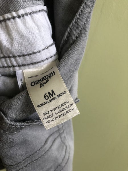 Osh Kosh B'gosh Overalls Grey Size 6 Months Carousel 2
