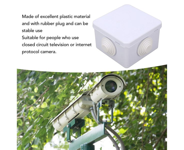 5Pcs Plastic Waterproof Cable Box with Rubber Plug IP55 Waterproof Plug Junct Carousel 5