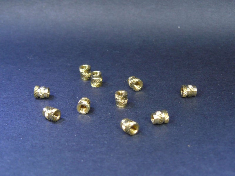 M3 (3mm) Thread Insert Nut Extra Grip Centering Heat Set 10 Inserts / Pack Carousel 1