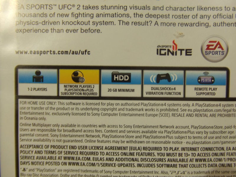 UFC 4 - Ultimate Fighting Championship 4 - PS4 Game - Very Good Condition Carousel 5