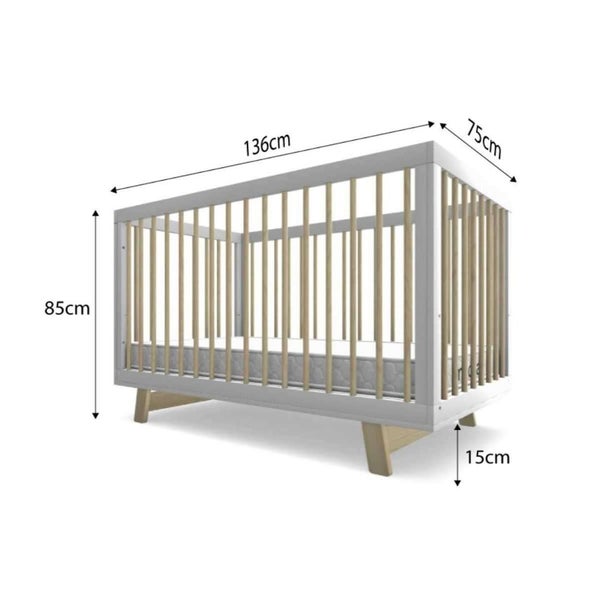 Mocka Cot with Mattress – Clean & Excellent Condition Carousel 2
