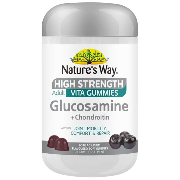 Nature's Way, Adult Vita Gummies High Strength Glucosamine + Chondroitin, 60's Carousel 1