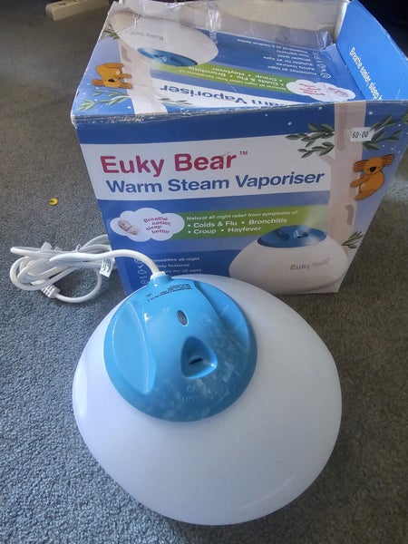 EUKI BEAR WARM STEAM VAPORISER - NEW DAMAGED BOX Carousel 1