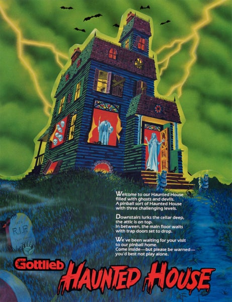 Haunted House (Gottlieb, 1982) Flyer Carousel 1