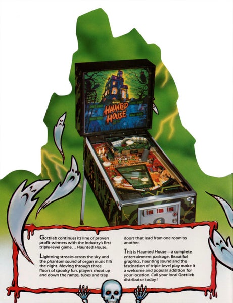 Haunted House (Gottlieb, 1982) Flyer Carousel 2