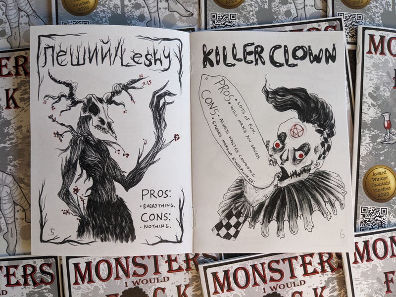 Monsters I Would F*** Vol 1 zine Carousel 4