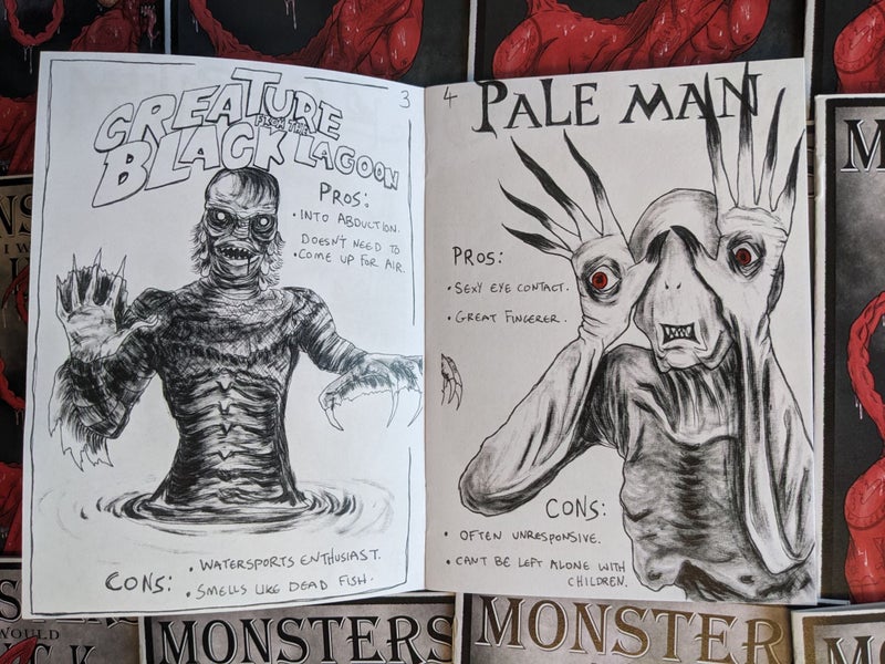Monsters I Would F*** Vol 2 zine Carousel 2