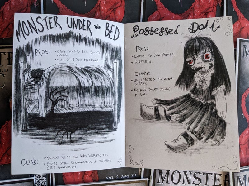 Monsters I Would F*** Vol 2 zine Carousel 4