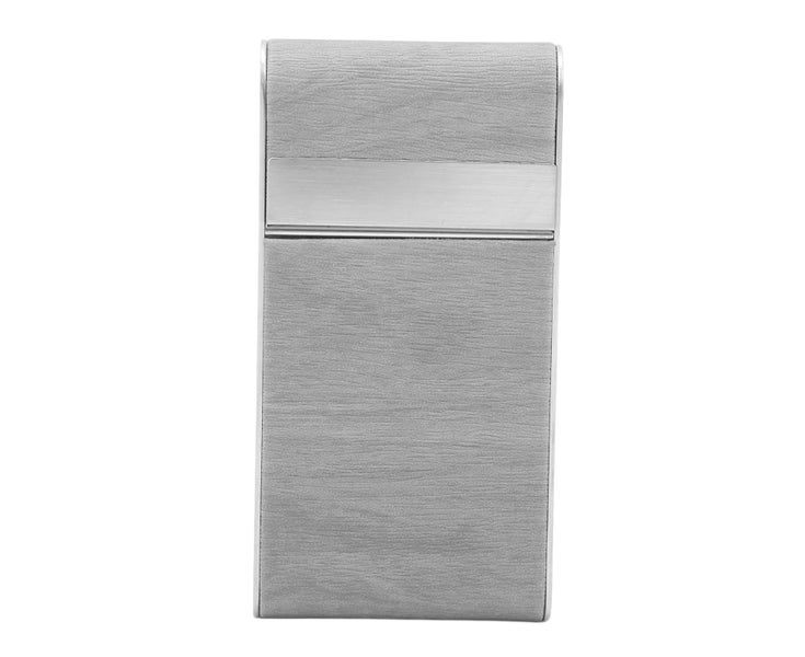 Stainless Steel Cigarette Case Hold 20pcs Wood Grain Cigar Holder for Travel