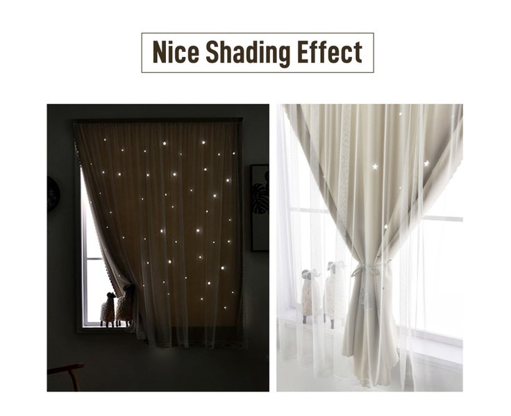 1x1.5m Self Adhesive Portable Blackout Curtains Easy to Install Bedroom Windo Carousel 5