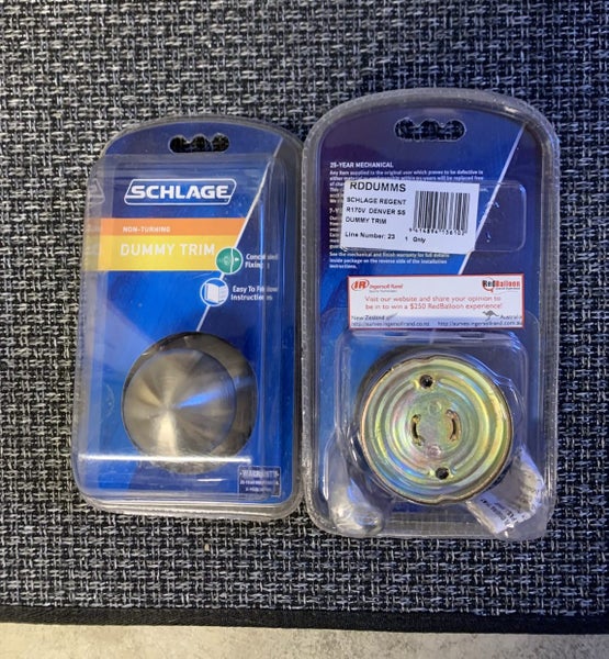 Schlage Regent Denver Stainless Steel Non-Turning Dummy Trim (x2) | Brand New Carousel 2