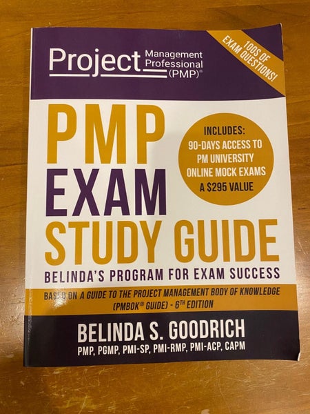 PMP Exam Study Guide textbook Carousel 1