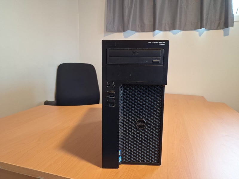 Complete Home Office Setup – Desktop, Monitors, Desk + Speakers, Chair & Printer63667593347329111