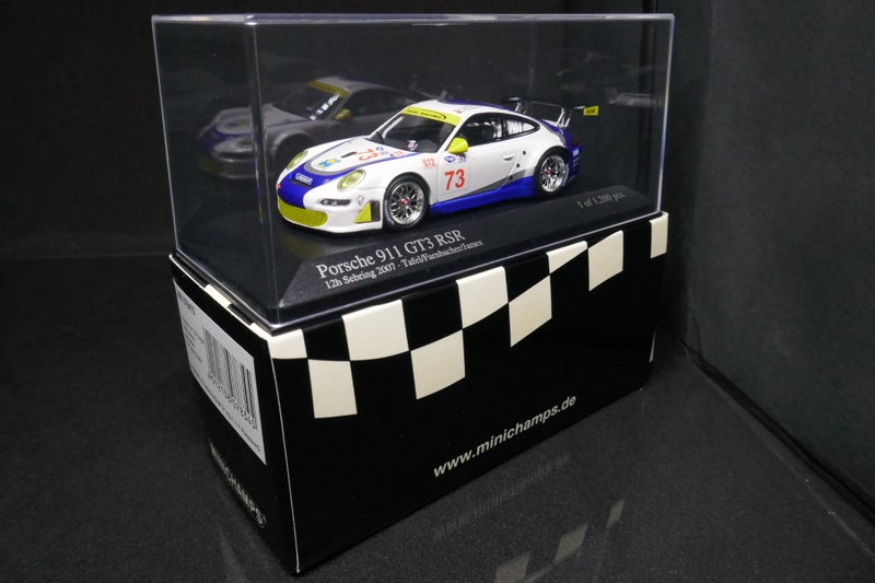 Minichamps 1/43 Porsche 911 GT3 RSR #73 12h Sebring 2007 Carousel 1