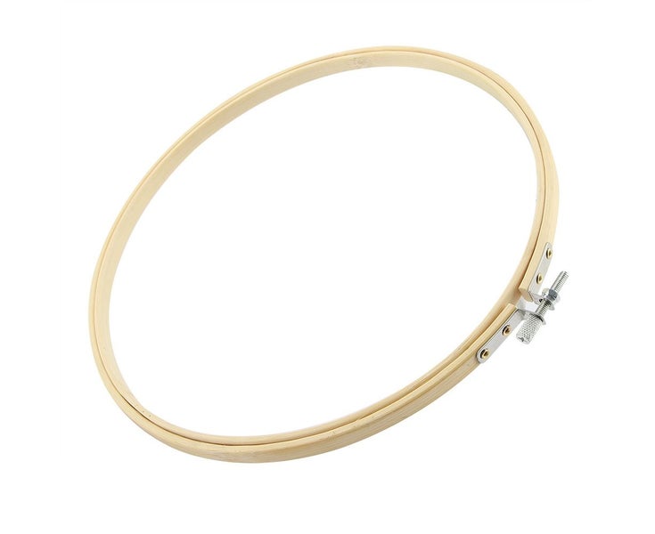 Bamboo Embroidery Frame Ring Loop for Cross Stitch Sewing DIY Art Craft(30cm) Carousel 2