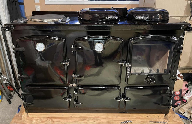 Sandyford Ecomatic Gemini Electric & Wood Fired Range Cooker64186519655298110