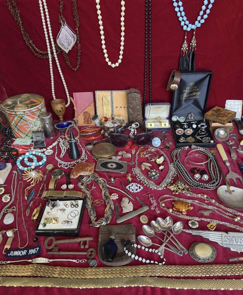 Estate hoard huge lot of Jewellery Sterling Silver Vintage, Stamps, Watch, Maori Carousel 20