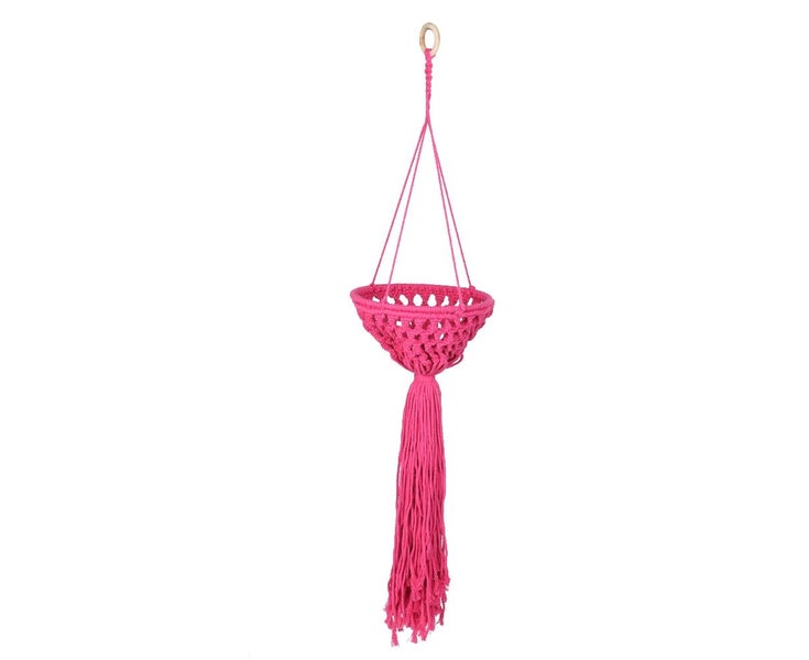 Beautiful Bohemian Tassel Plant Hanging Rope Basket for Garden Home Decoratio Carousel 1