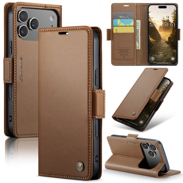 CaseMe Retro Wallet Case for iPhone 16 / 17 Series Carousel 1