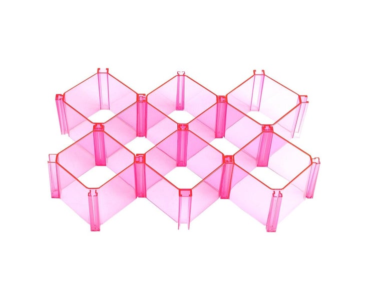 6Pcs/set Underwear Bra Socks Storage Plastic Box Organizer Case Desktop Drawe Carousel 1