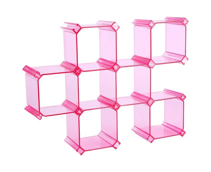 6Pcs/set Underwear Bra Socks Storage Plastic Box Organizer Case Desktop Drawe Carousel 2