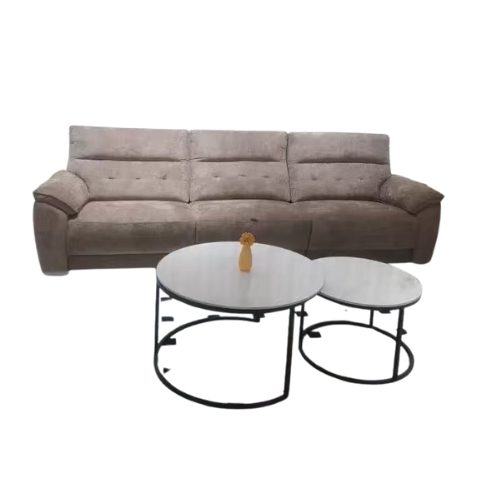 SANBARIRAN 4 Seater Sofa, Taupe Brown Carousel 1