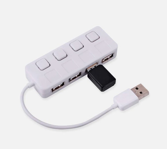 Power Adapter Multi Splitter Expander 4 Ports Hub USB 2.0 Carousel 2