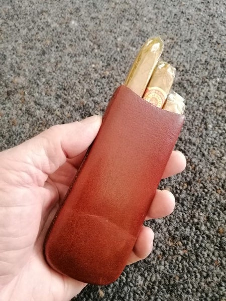 Cigar Case Leather Carousel 4