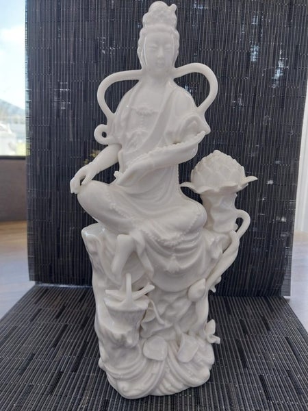 Guanyin Figurine ( Blanc De Chine) Carousel 1