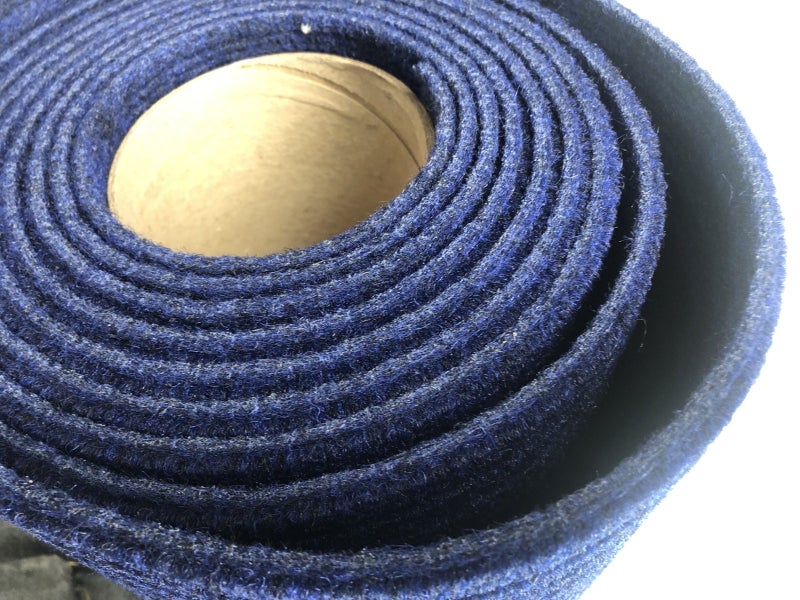 Royal Blue garage carpet - Belgotex brand 10.9 metre roll Carousel 2